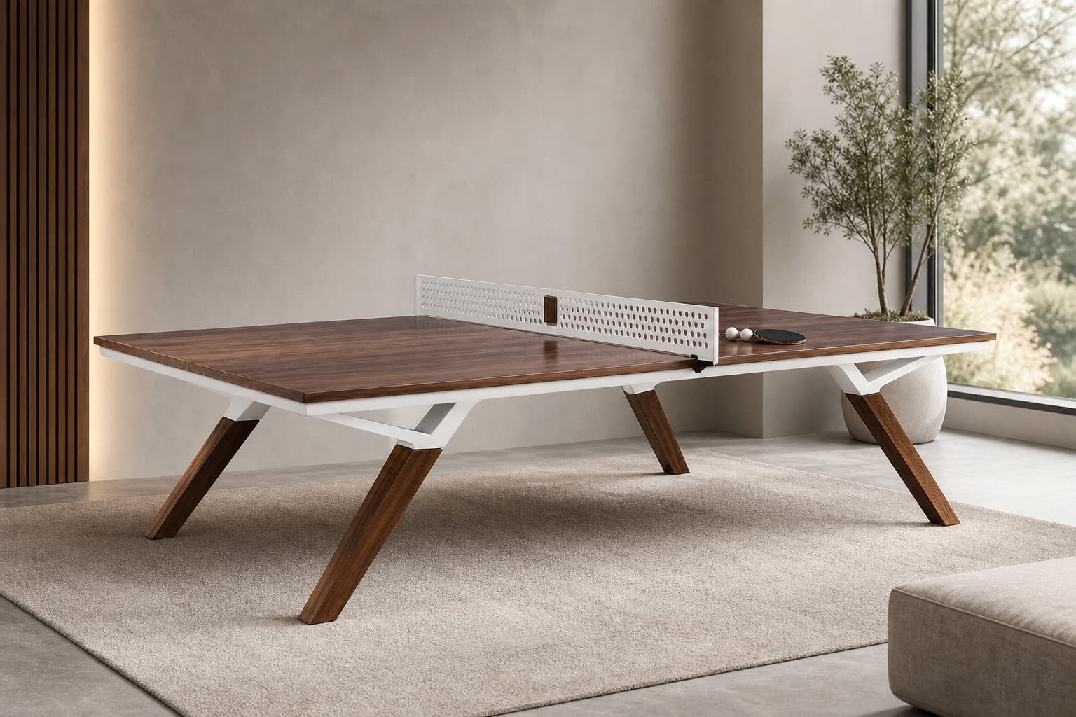 Flint Ping Pong — modern designer game table by FLINT Billiards